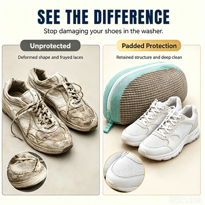 👟✨ Waszak voor schoenen - Bescherm je schoenen bij elke wasbeurt! 🫧