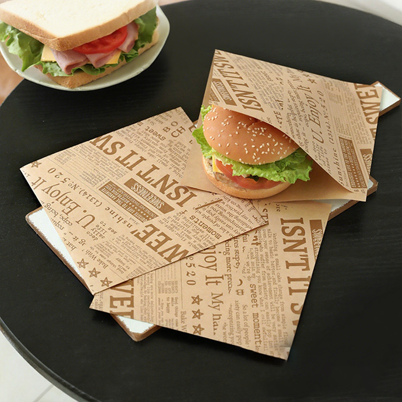 🥪 Cute Grease-Resistant Sandwich Paper Bags