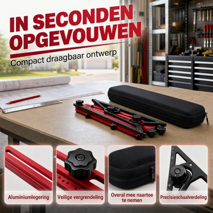 Multifunctionele Renovatie Gereedschapsset – Nooit Meer Meetfouten bij Je Klusprojecten! 🛠️