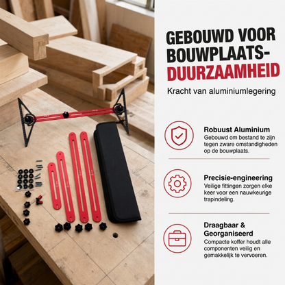 Multifunctionele Renovatie Gereedschapsset – Nooit Meer Meetfouten bij Je Klusprojecten! 🛠️