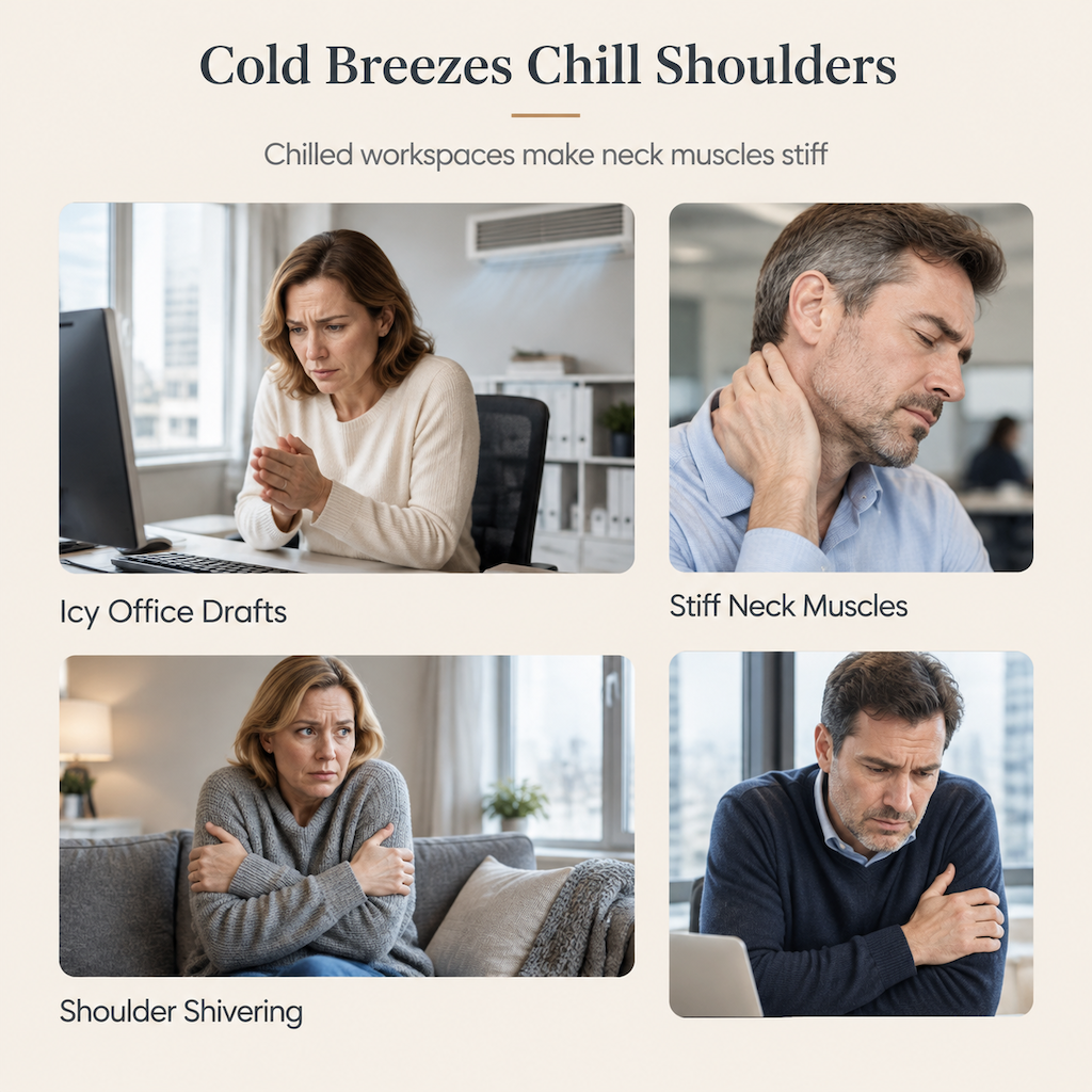🧣 Dikke Katoenen Halswarmer – Verbeterd, breder en langer voor thuis, kantoor en ruimtes met airco ❄️🏢🏡