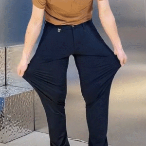 Klassieke herenbroek met hoge stretch