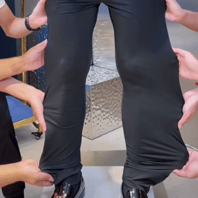 Klassieke herenbroek met hoge stretch