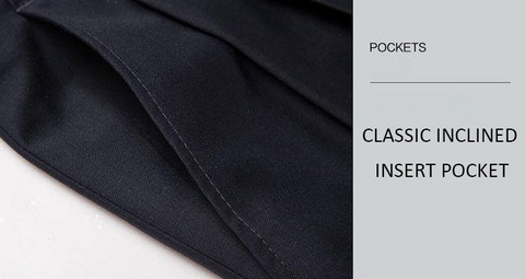 Klassieke herenbroek met hoge stretch
