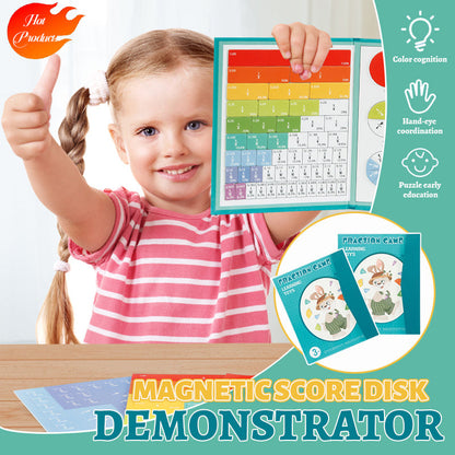 Magnetische scoreschijf-demonstrator